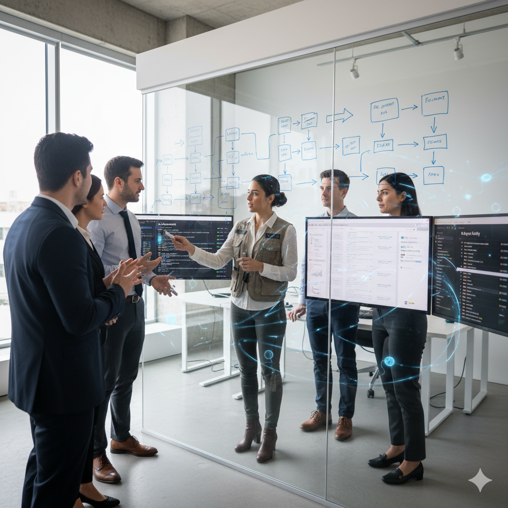 Forward deployed specialists embedded in client teams